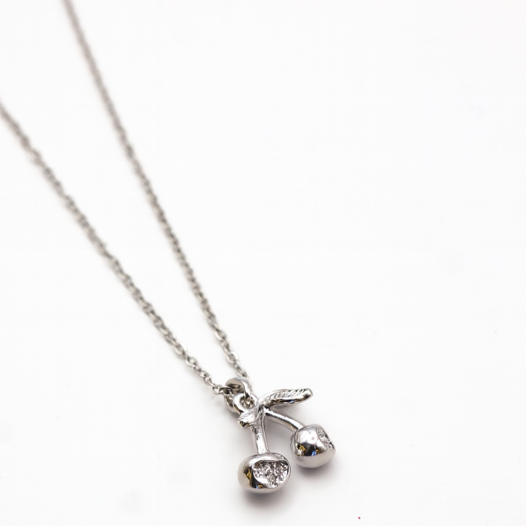 Collar Cereza brillo