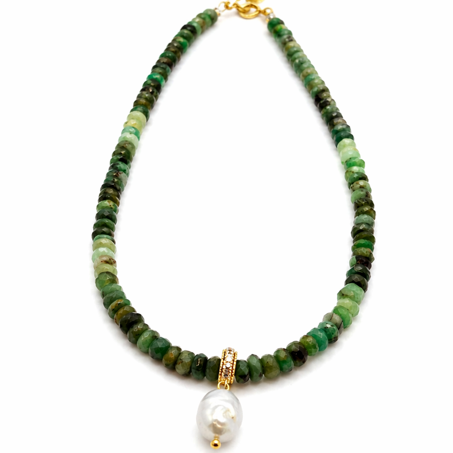 Gargantilla Gota Esmeralda