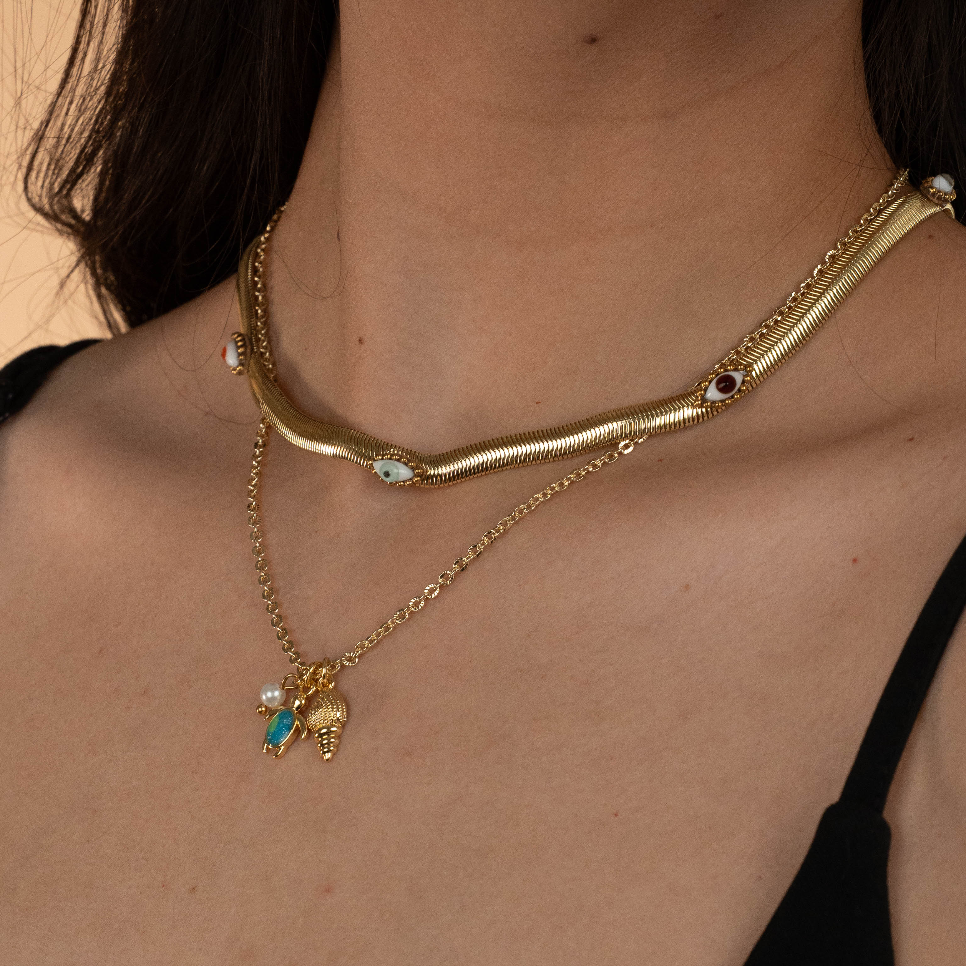 Collar tortuguita marina