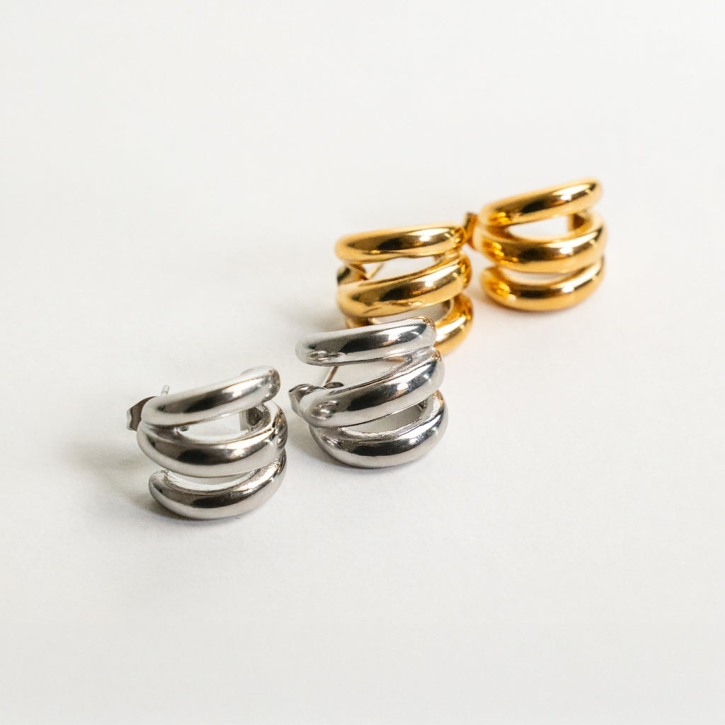 Aretes triple