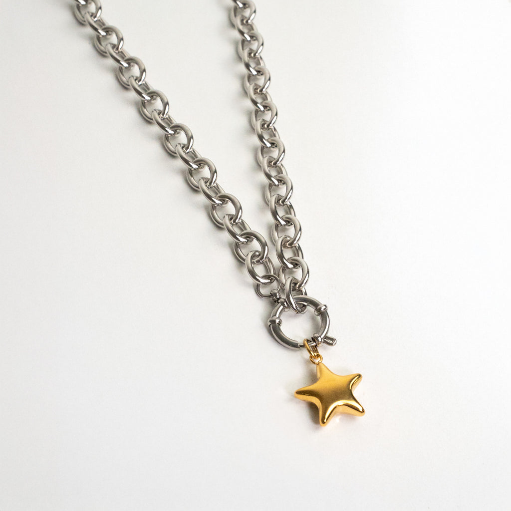 Collar estrellita chunky
