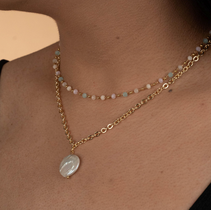 Collar perla de pastel